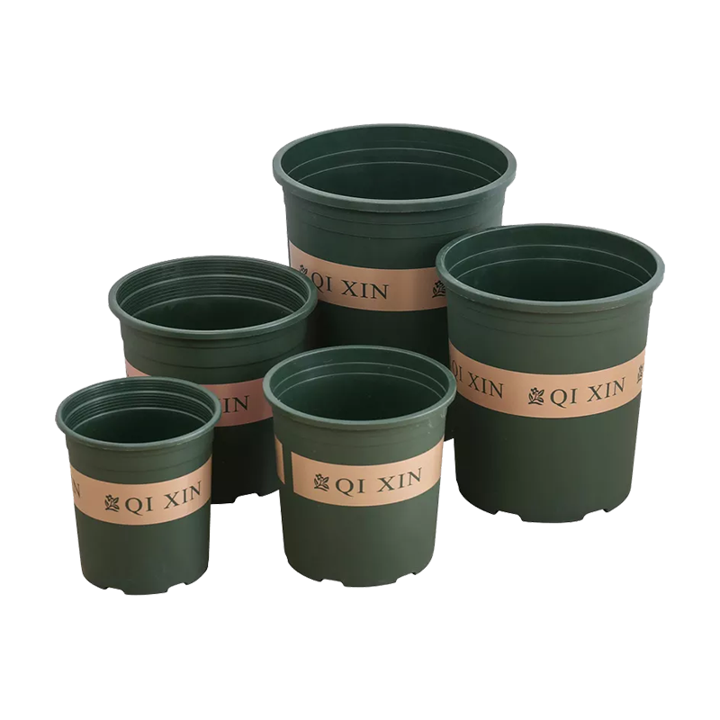 Plastic Plant Pots with Tray